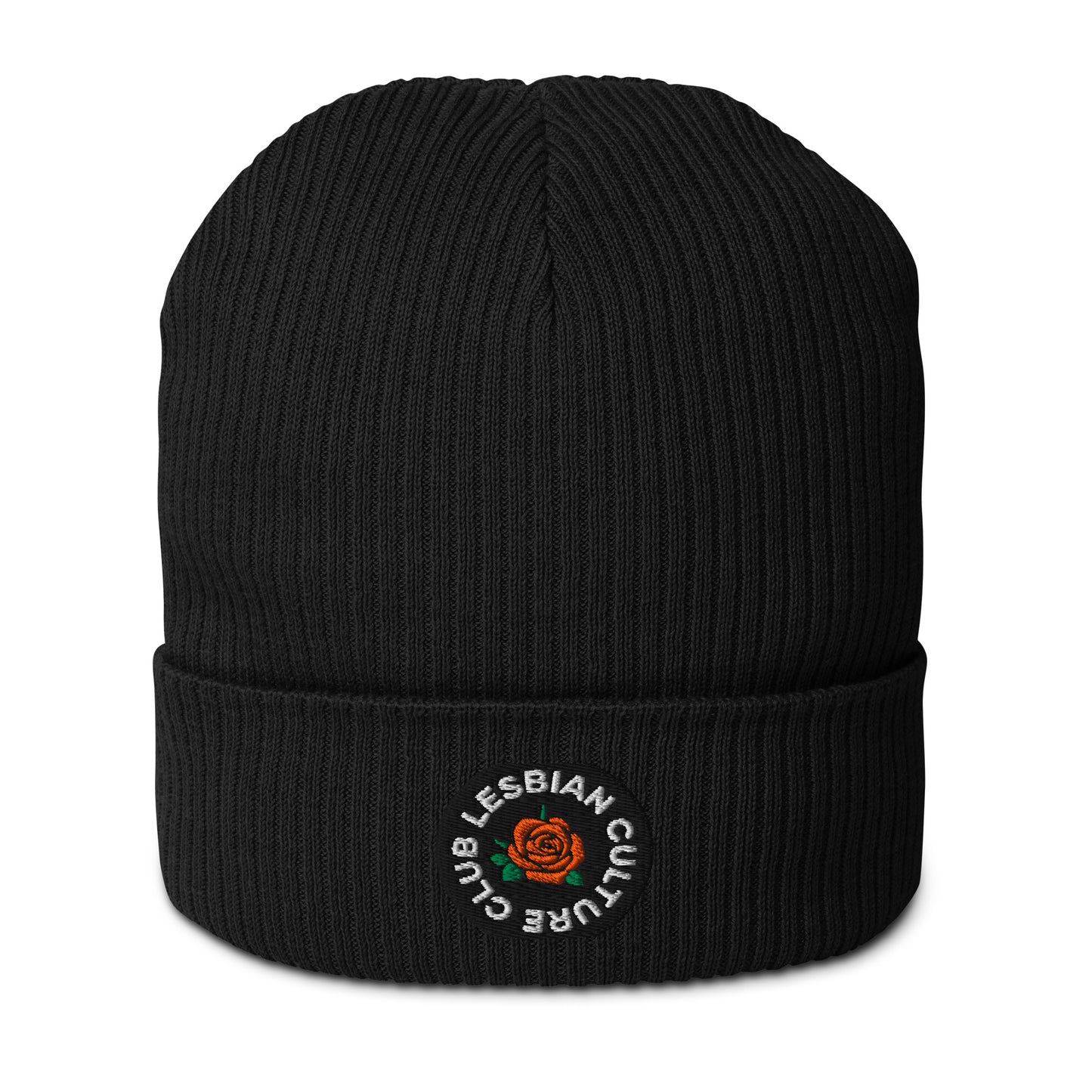 Rose Organic Beanie-Lesbian Culture Club