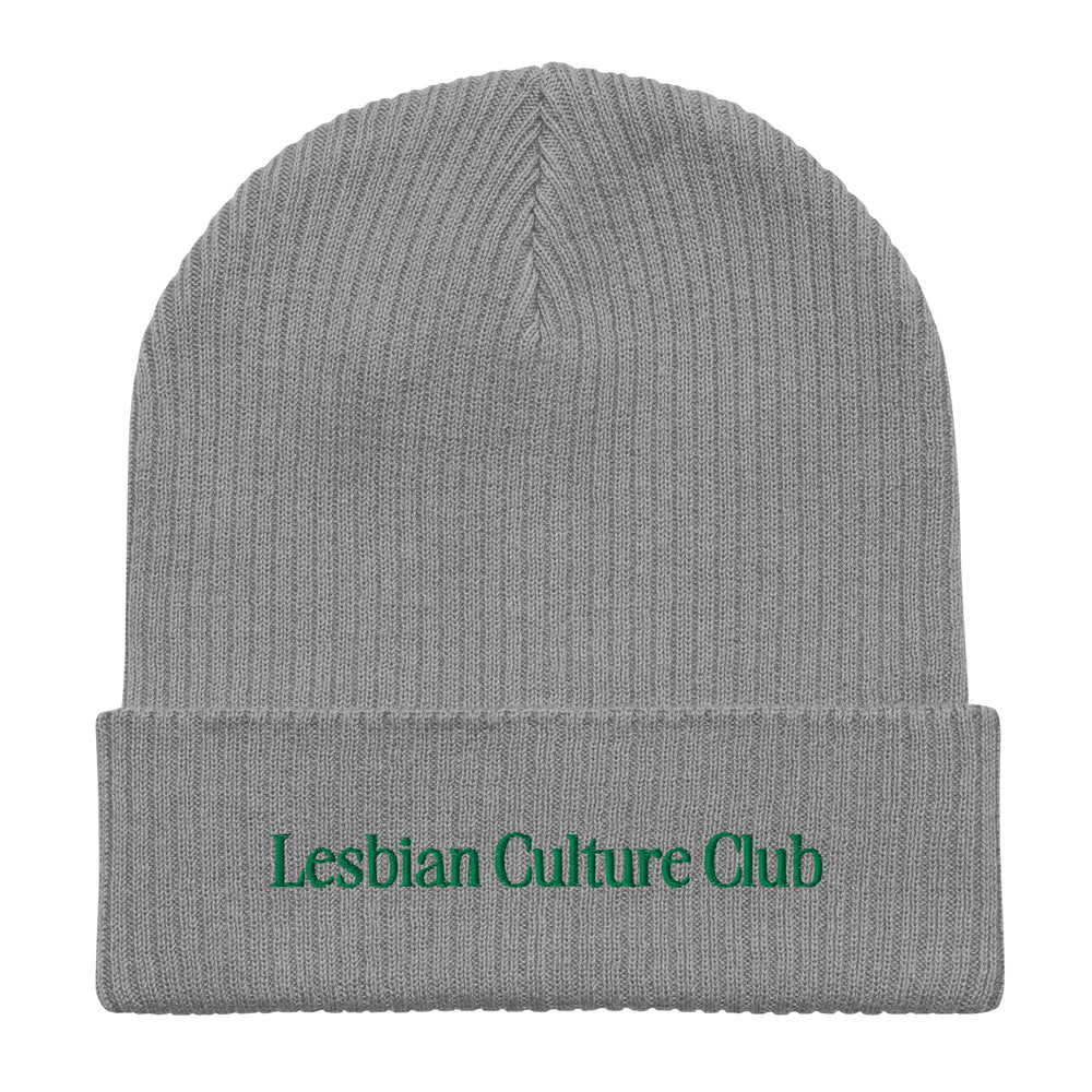 
                      
                        Wordmark Beanie-Lesbian Culture Club
                      
                    