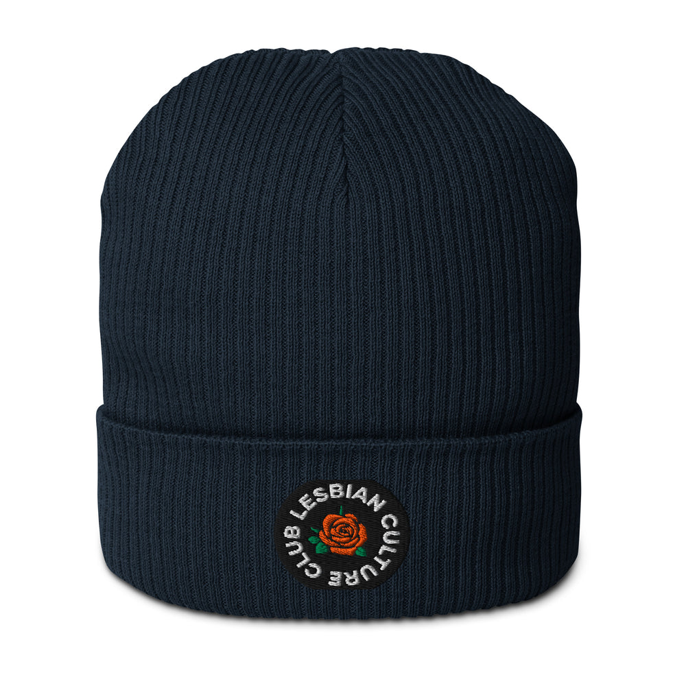 Rose Organic Beanie-Lesbian Culture Club