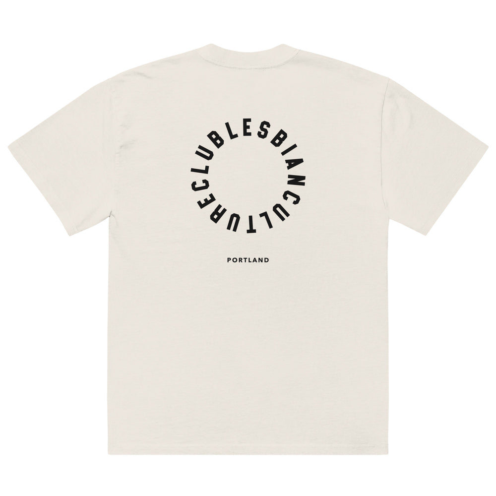 Bullseye Heavyweight T-Shirt-Lesbian Culture Club