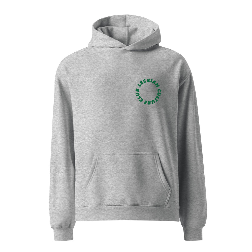 
                      
                        Relaxed Fit Unisex Hoodie Green Bold Circle-Lesbian Culture Club
                      
                    