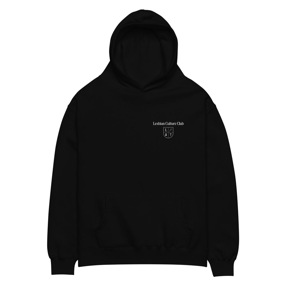 Full Crest Logo Hoodie-Lesbian Culture Club