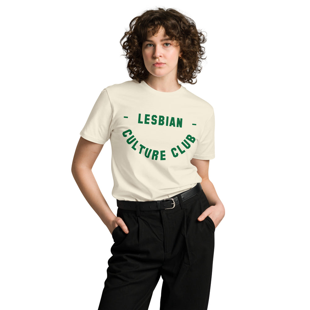 100% Cotton T-Shirt Green College-Lesbian Culture Club