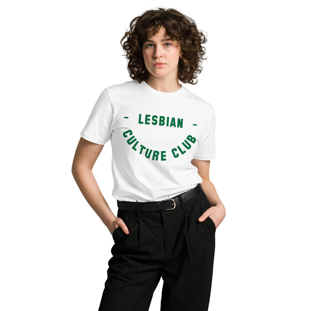 
                      
                        100% Cotton Unisex T-Shirt Green College-Lesbian Culture Club
                      
                    