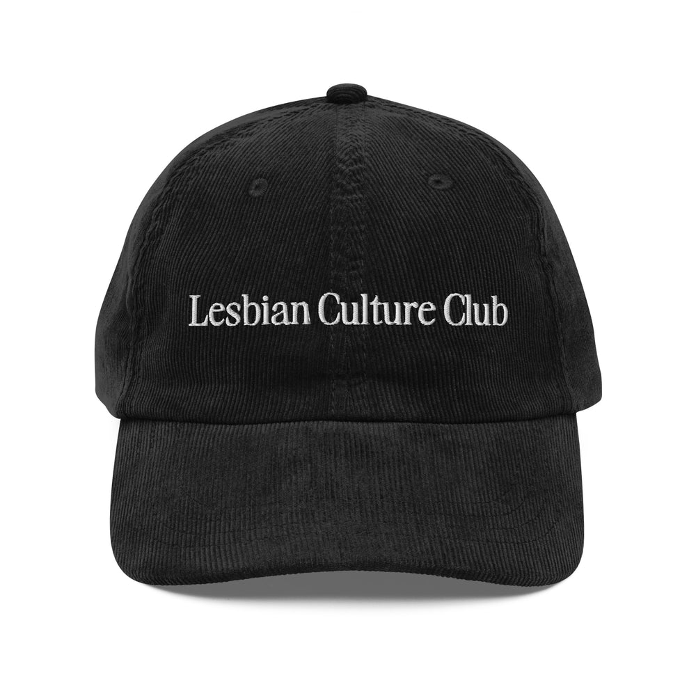 Wordmark Corduroy Cap-Lesbian Culture Club