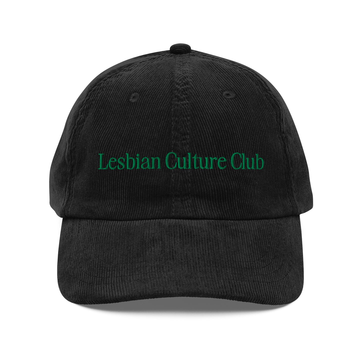 Wordmark Corduroy Cap-Lesbian Culture Club