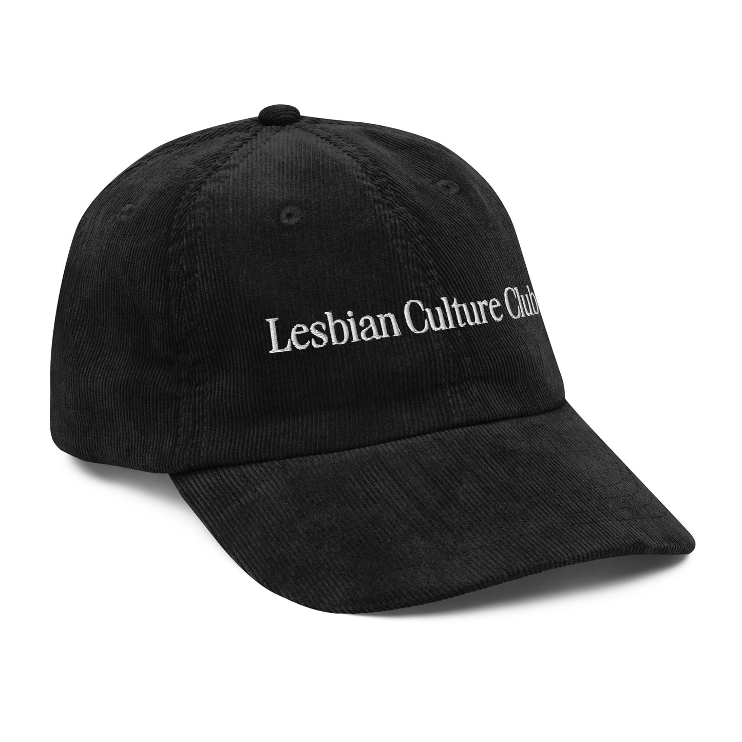 Wordmark Corduroy Cap-Lesbian Culture Club