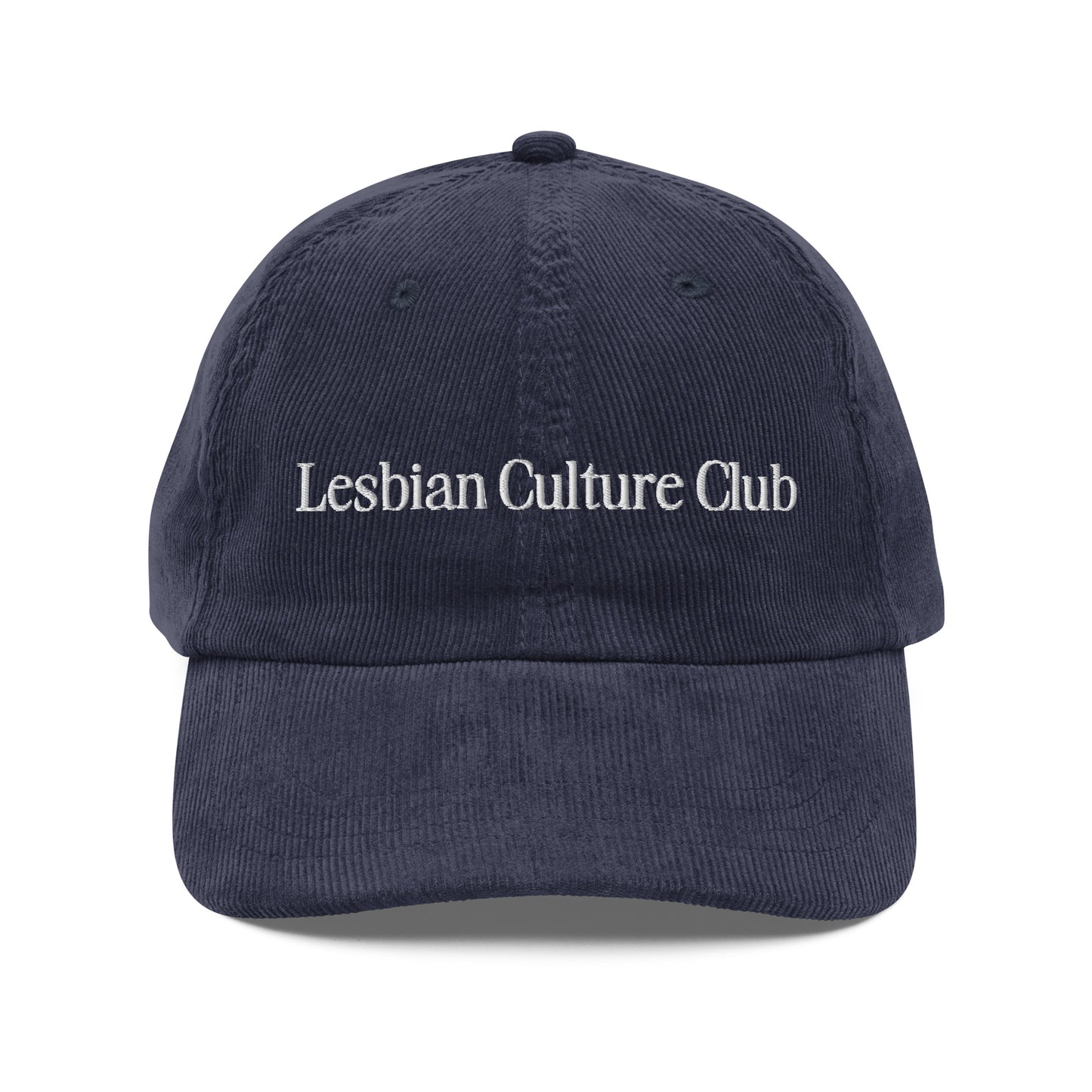 Wordmark Corduroy Cap-Lesbian Culture Club