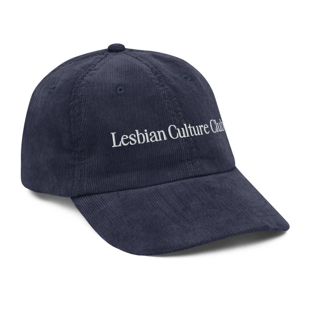 
                      
                        Wordmark Corduroy Cap-Lesbian Culture Club
                      
                    